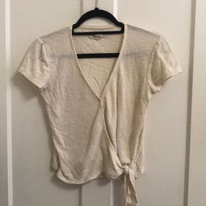 Madewell wrap top!